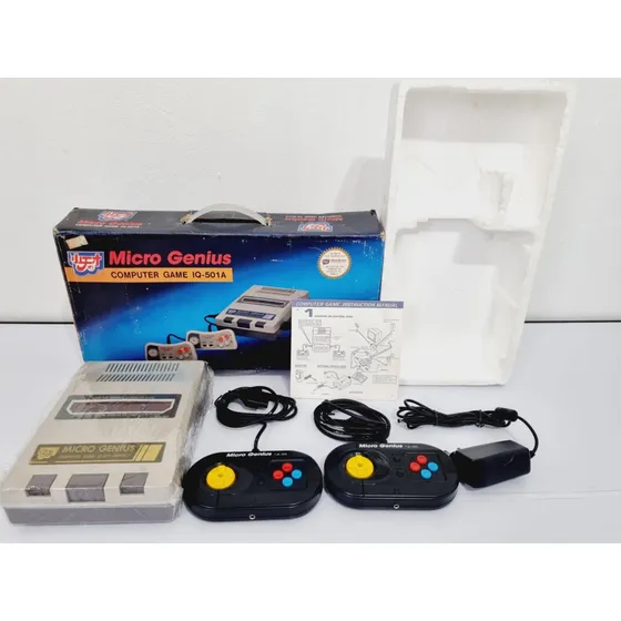 76- Console Microgenius Computer Game Iq-501a