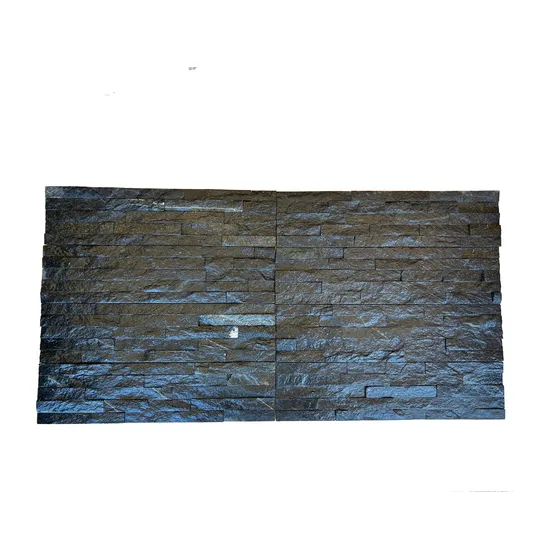 Fachaleta Piedra Color Negro  15x60cm Caja 0.72 M2
