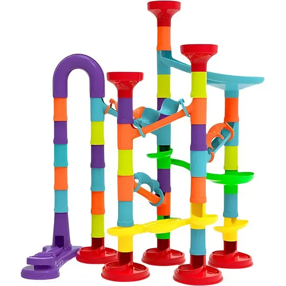 Juego De Mesa Laberinto De Bolitas Pista De Canicas 76 Pzas