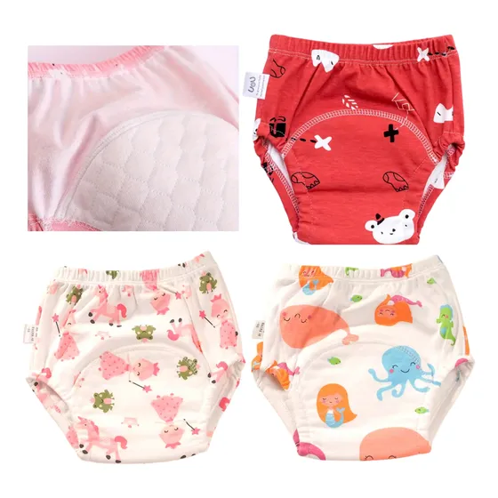 Calzoncillo Cucos Pantys  Control Esfínteres Entrena X 3 Und