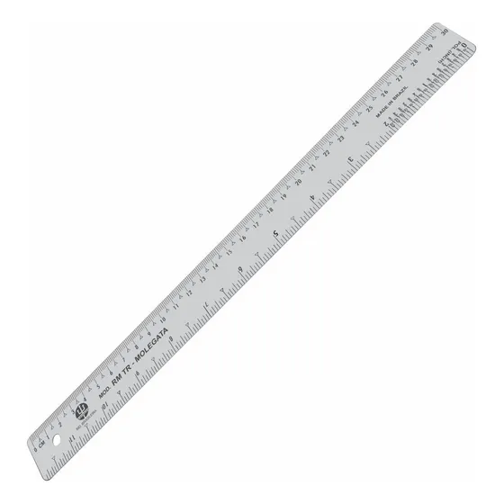 Régua Molegata Cristal 30cm 1 Un Trident