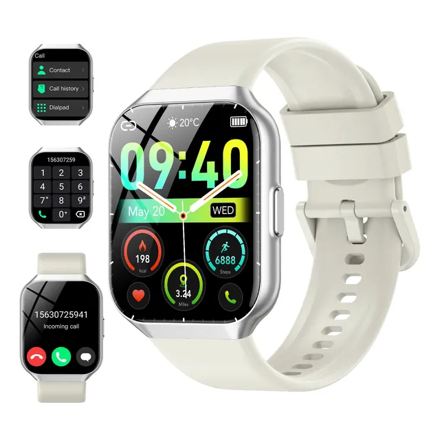 Smart Watch For Men Women, 1.96  Smartwatch Fy2bp