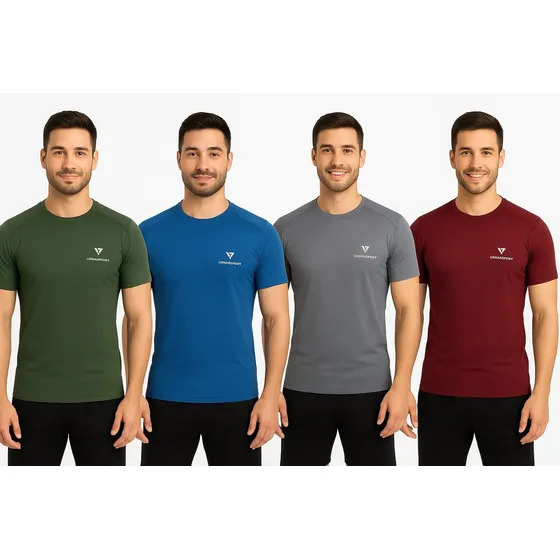 Pack X 2 Remera Deportiva Hombre Entrenamiento Gym Running