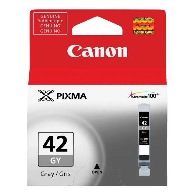 Cartucho De Tinta Canon Cli-42gy Color Gris De 13 Ml