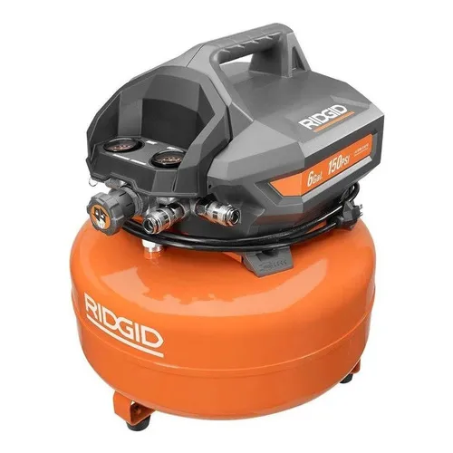 Compresor Ridgid Portatil 6 Galones Color Naranja Frecuencia 0