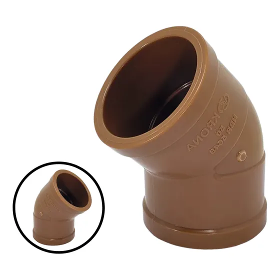 Joelho C/ Ângulo 45° Soldável 50mm - Krona Ref 419