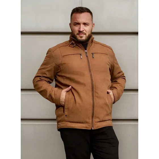 Jaqueta Casaco Plus Size Masculino Forrado Quente Elegante 