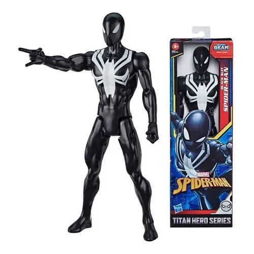 Spiderman Figura 30 Cm Black Suit Hasbro. E8523