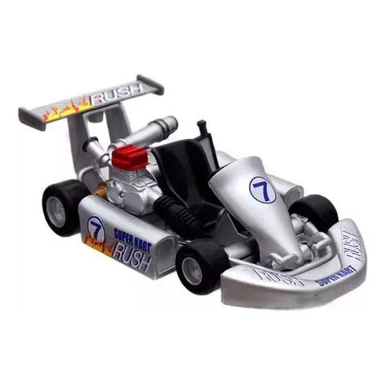 Welly Go Kart Karting De Carrera De Coleccion Escala 1:18