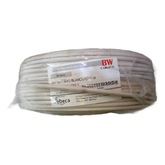 Cable Thn N°4 100% Cobre Cableco O Phell Doged 750v X2mts
