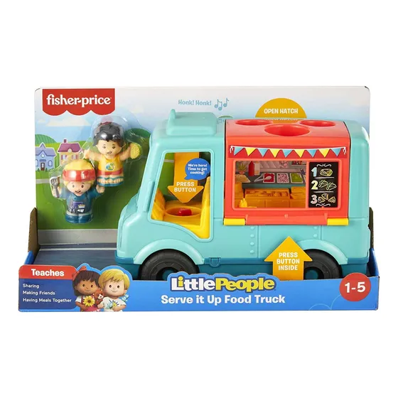 Fisher-price Little People - Camión De Comida De Juguete Par