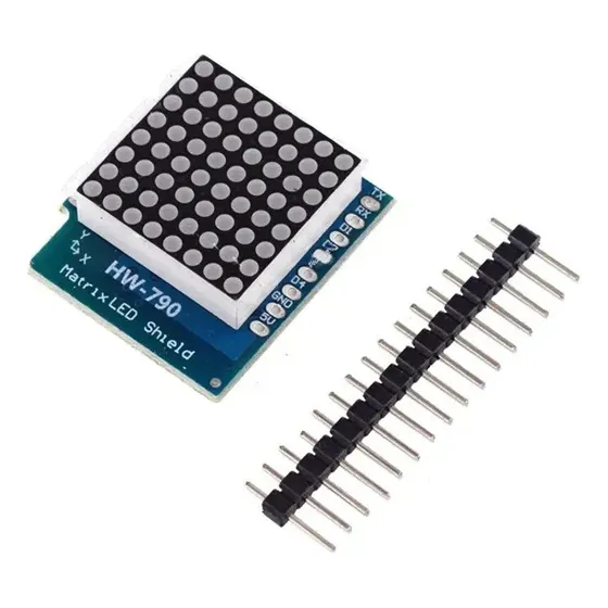 Blindaje Led Matrix V1.0.0 For Wemos D1 Mini 8 X 8 Matrix