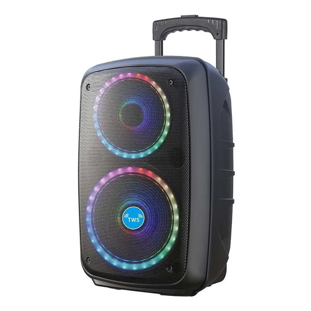 Parlante De Torre Bluetooth Decibel 50w Luces Led