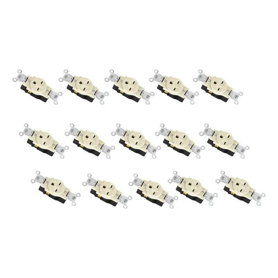 Pack Contacto Aterrizado Sencillo Cara De Chino Koe 8126 Color Blanco