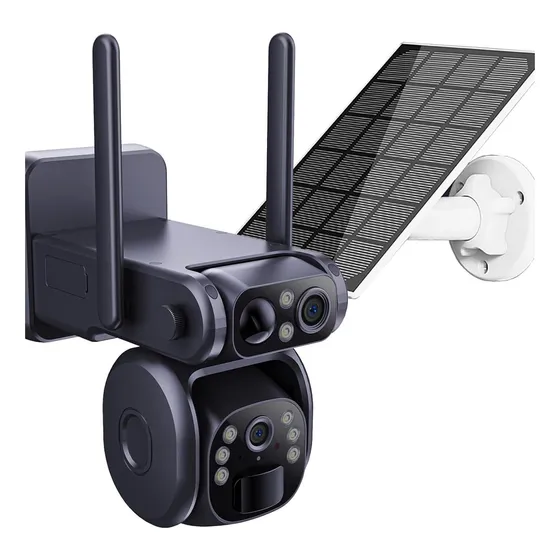 Camara Doble Ptz Solar 4 G Chip - App U Box