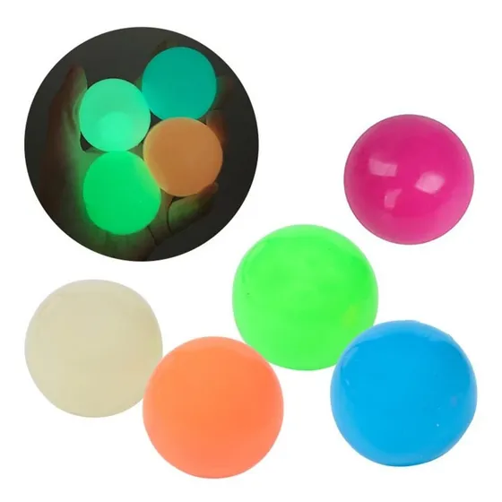 Vara Bola Globbles Descompressão Brinquedo Pegajoso 5pcs