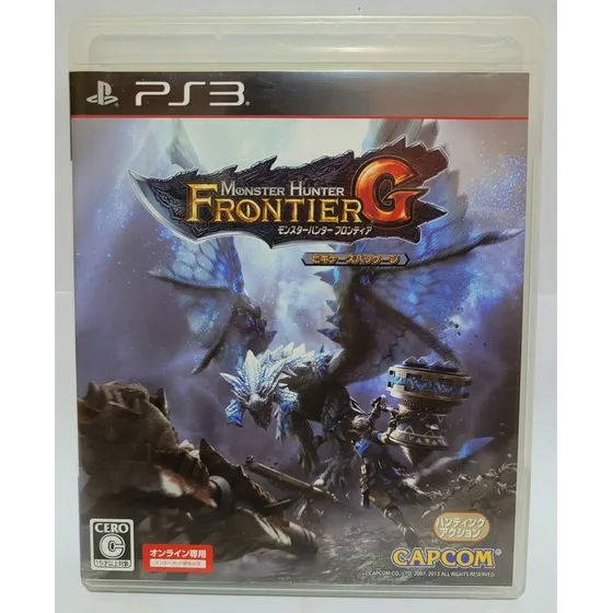 Monster Hunter Frontier G, Jogo Original Para Ps3, Japonês