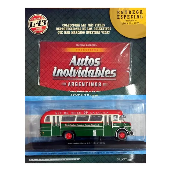 Colectivos Argentinos Mercedes Benz Lo 1114 (1970) Linea 59