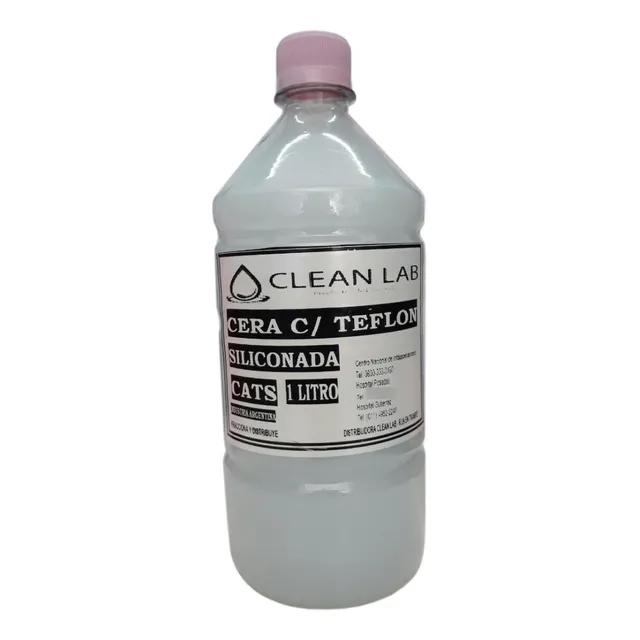 Cera Para Autos Con Teflon Y Siliconas X 1 Lt. Clean Lab