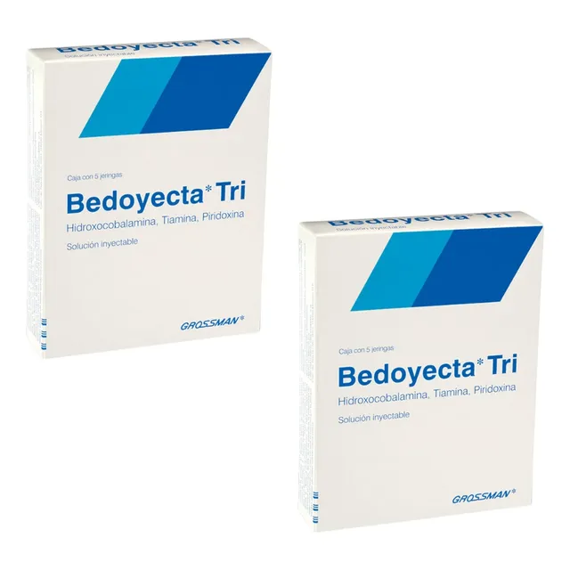 Bedoyecta Tri 10,000mcg,100 Mg 50mg/2ml 2 Cja 5 Amp C/u
