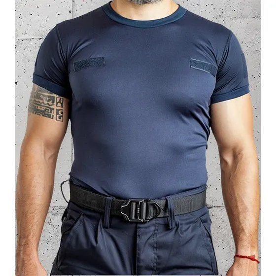 Remera Policía Elastizada Seguridad Con Abrojos Rerda