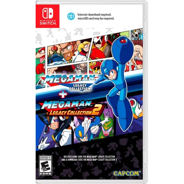 Megaman Legacy Collection 1 + 2 Hd Edition Nintendo Switch
