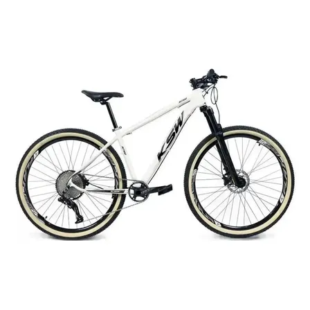 Bicicleta Aro 29 Ksw Alivio 9v Hidráulico Trava E K7 11/36 Cor Preto-verde Tamanho Do Quadro 19