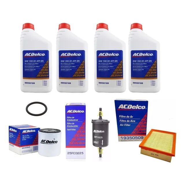 Kit Troca De Óleo E Filtros Cobalt 1.8 2013 2014 2015