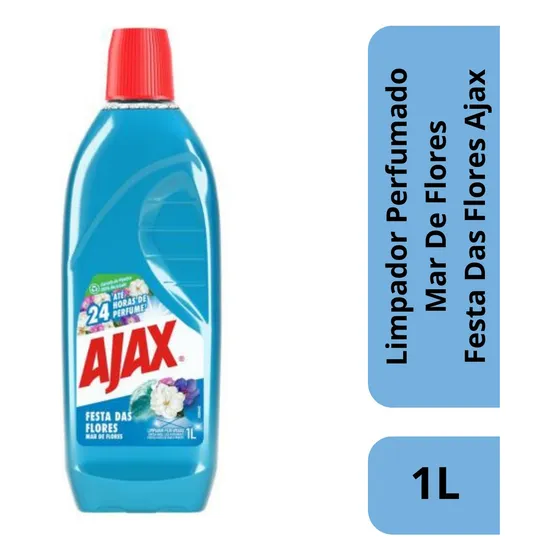 Limpador Perfumado Mar De Flores Festa Das Flores 1 L Ajax