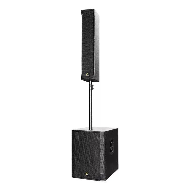 Sistema De Audio Bafle Melo Nitro 1000 Y Subwoofer Nt-1000 Color Negro