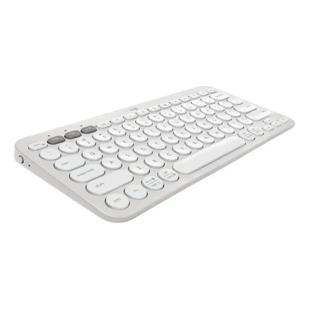 Teclado inalámbrico Logitech Pebble Keys 2 K380s blanco