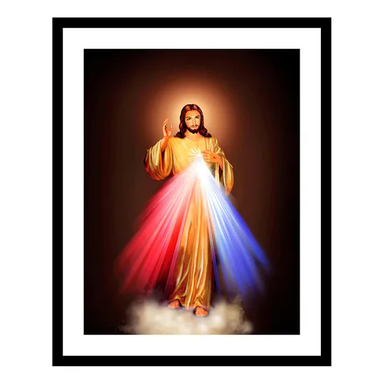 Cuadro Jesus Cristo Divina Misericordia 50x40 Cm Myc Arte 