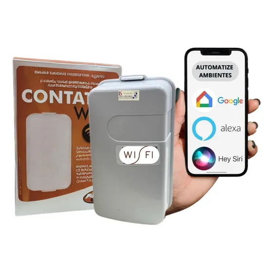 Contato Modulo Wifi  Ppa On Abre Portão Celular App Alexa 