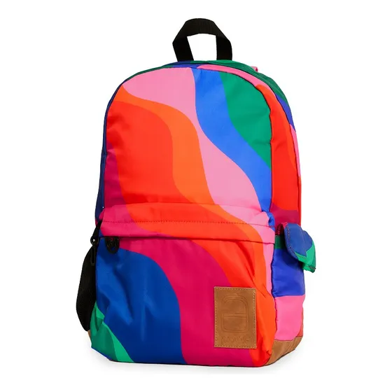 Mochila Mooving Baires Modelos 20 Litros Color Rainbow Diseño De La Tela Lisa