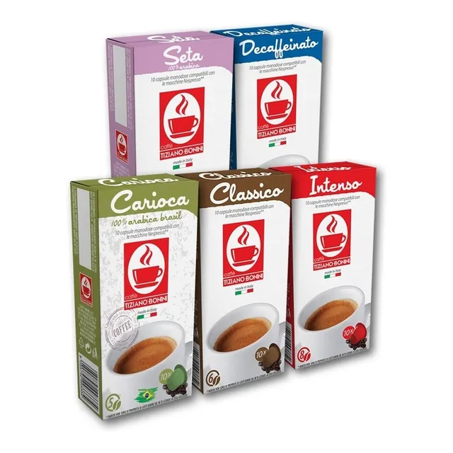 Cápsulas Bonini Nespresso - Pack Degustación