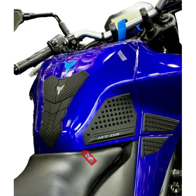 Kit Protector Tanque + Stomp Grip En Caucho Yamaha Mt-03 Abs