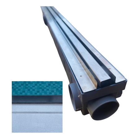 Kit 10 Ralo Linear Sequencial Super Slim Inox 304 Piscina Kit 10 Ralo Linear Sequencial Super Slim Inox 304 Piscina