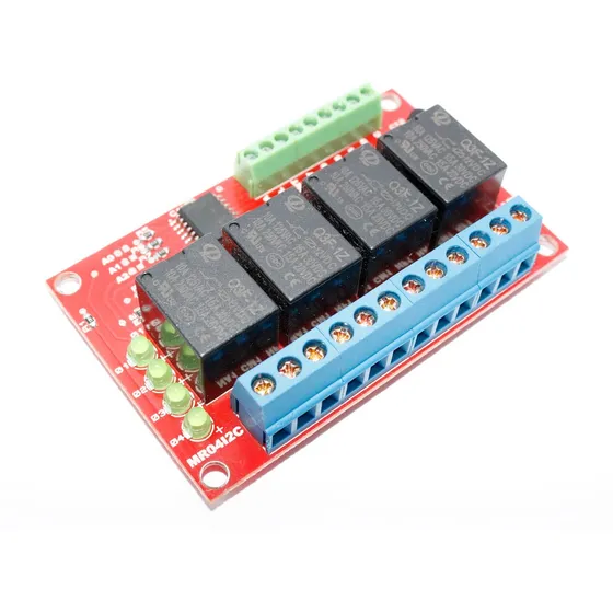 Módulo Relê I2c 4 Canais 12v Pcf8574 P Arduino Esp8266 Esp32