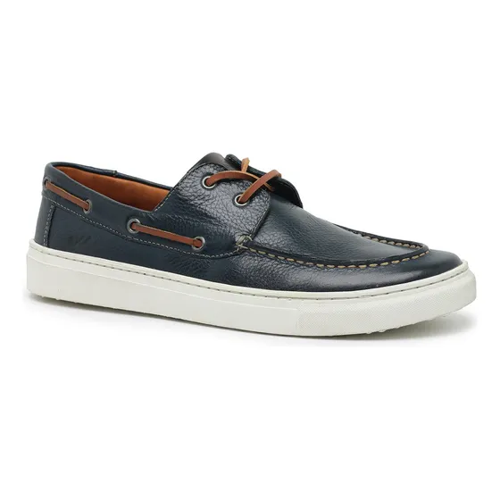 Sapato Casual Em Couro Masculino Dockside