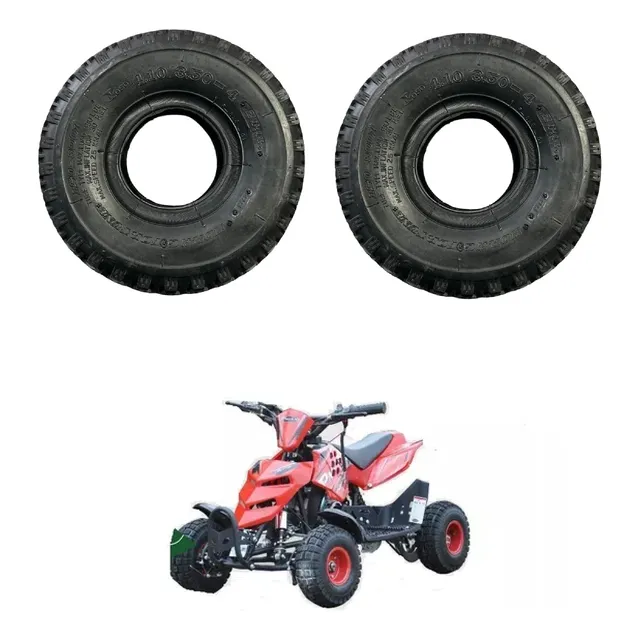 Cubiertas Minicuatri 4.10/4 2 Unidades Ruta 3 Motos