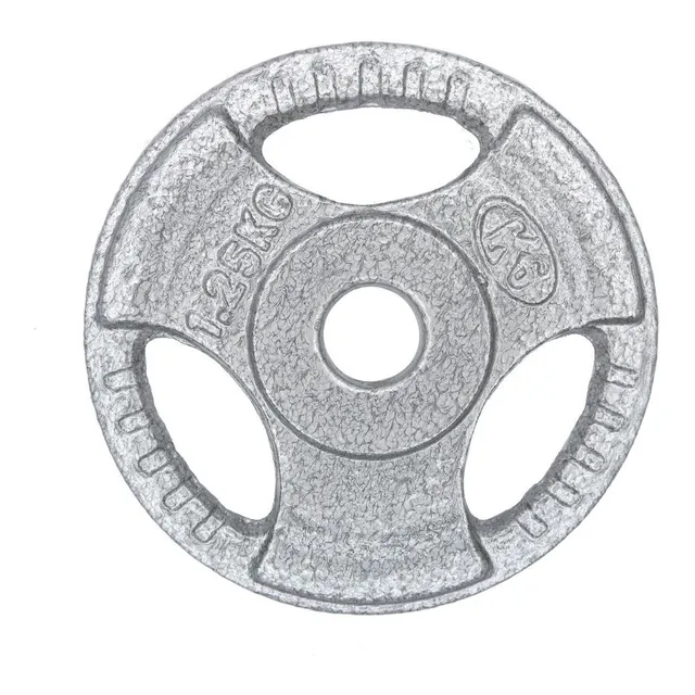 Disco De Pesas Standard Hierro Multi-agarre K6 1.25 Kg 