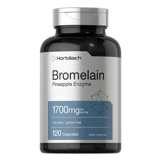 Suplemento Horbäach Bromelain 1700 Mg 120 Cápsulas