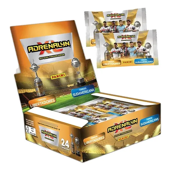 Cartas Adrenalyn Libertadores + Sudamericana X10 Sobres 2024