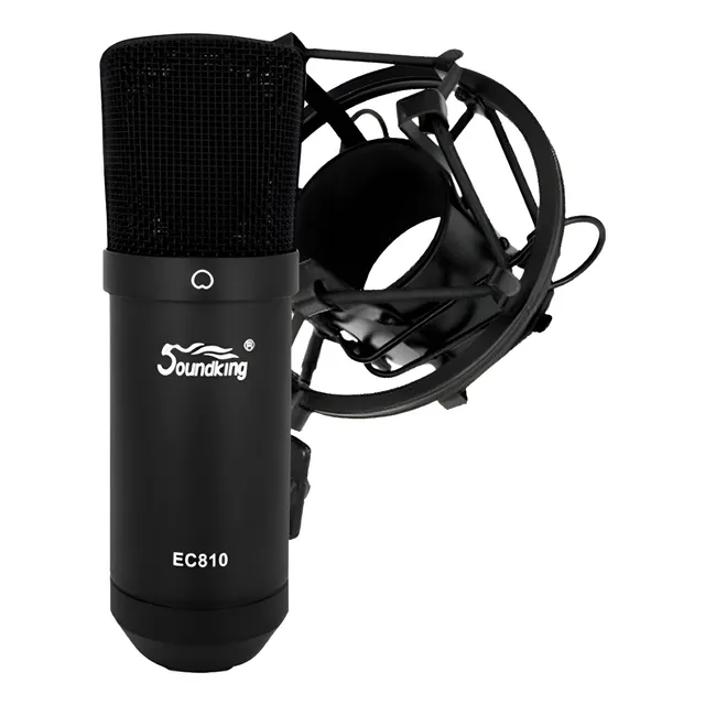 Soundking Ec810 Microfono Condensador Cardioide C/canastilla