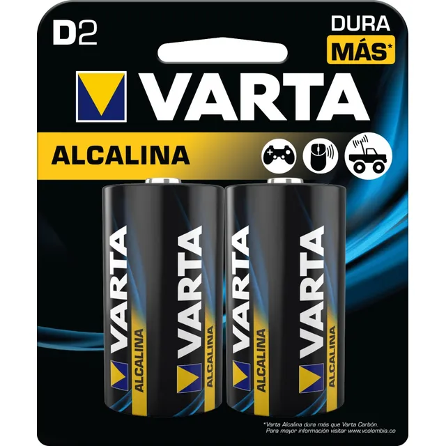 Pila Alcalina Tipo D Varta