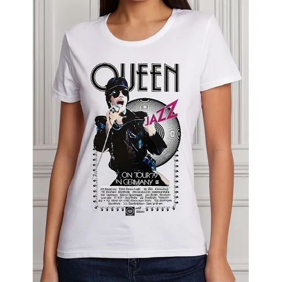 Remera / Queen / Mujer / Rock / Diseño Exclusivo / Pacamaka