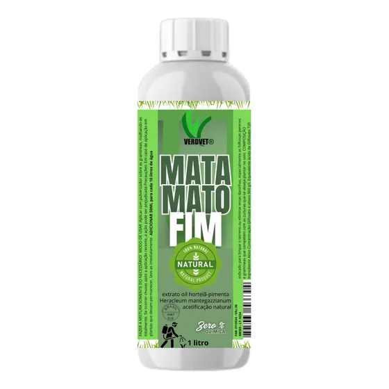 Antimato Capina Ecológica Limpa Lote 1l Orgânico Verdevet