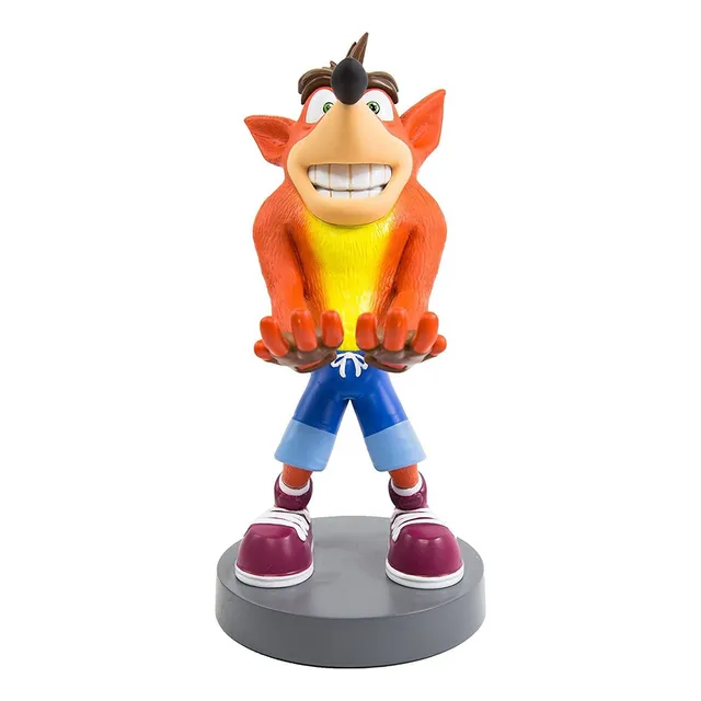 Crash Bandicoot Cable Guy Base Para Tel Móvil Y Mandos