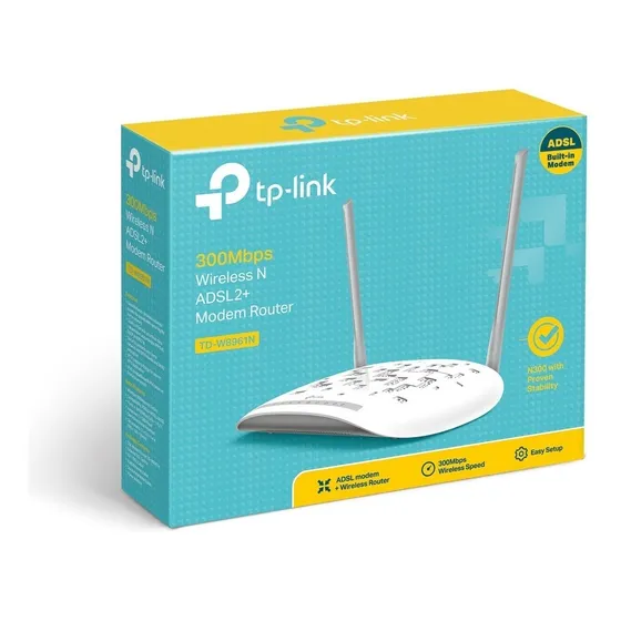 Modem Router  Adsl2+ Tplink Td-w8961n Compatible Con Cantv 