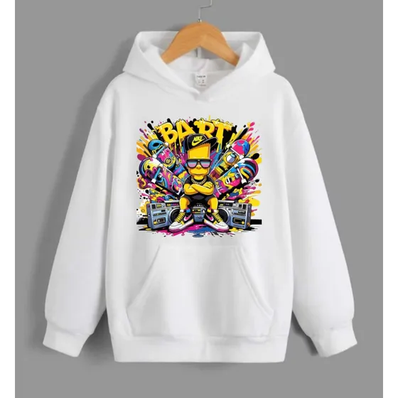 Suéter Con Capucha Personalizado Unisex Tela Mono Algodón
